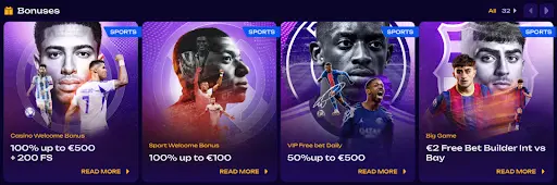 bonusübersicht mit sport und casino angeboten inklusive willkommensbonus und free bets